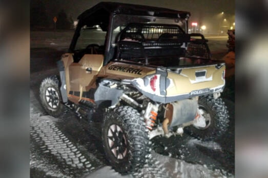 Image of Polaris UTV that fled police in Thornhill. (Submitted/Terrace RCMP)