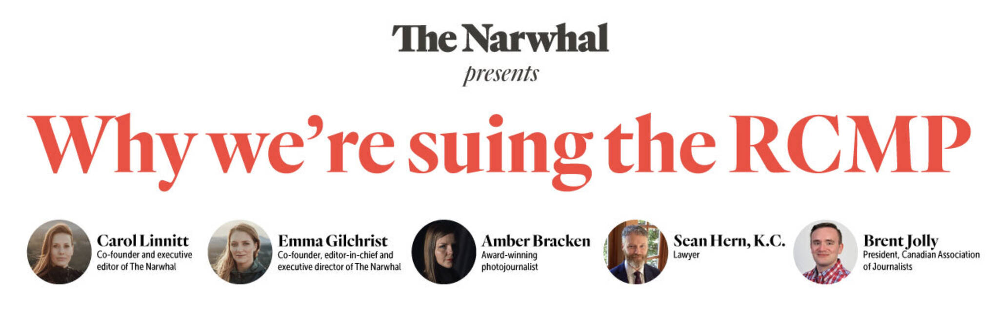 The Narwhal's branding features prominently in promotions of its lawsuit. (The Narwhal's website)