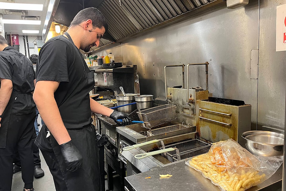 Harman Singh Gill is getting trained for every role at Bandra Cafe, where he started working after graduating from a food service assistant program designed for people with diverse abilities. (Sobia Moman photo)