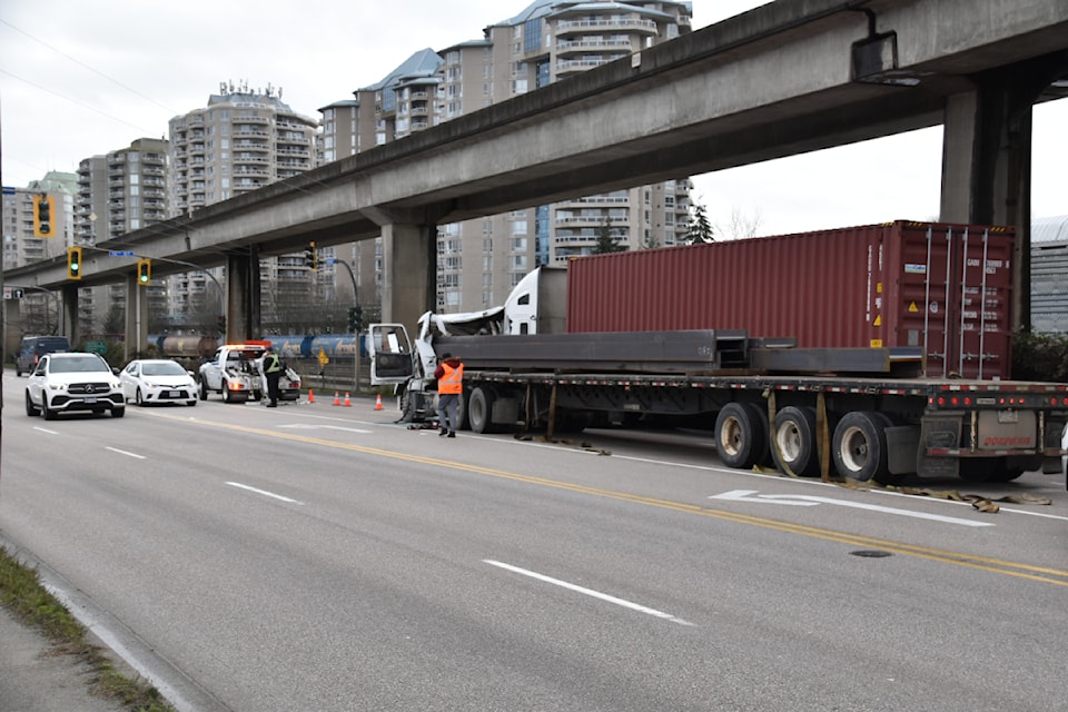 A semi-truck driver was reportedly seriously injured Dec. 23, 2024 when the driver had to stop suddenly at the light at Stewardson Way and 12th Street. The driver was reportedly pinned between the seat and the steering wheel after the load shift forward. 