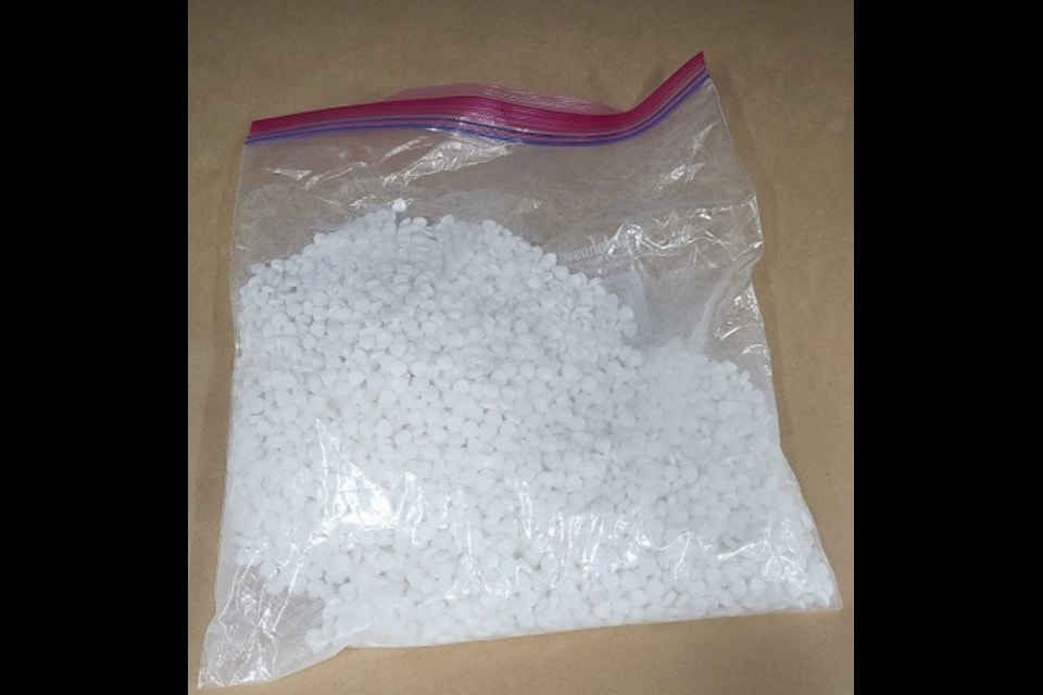 Four people were arrested in an alleged inter-provincial drug trafficking investigation after a search at properties in Surrey and Coquitlam on Aug. 7, 2024, Burnaby RCMP said.