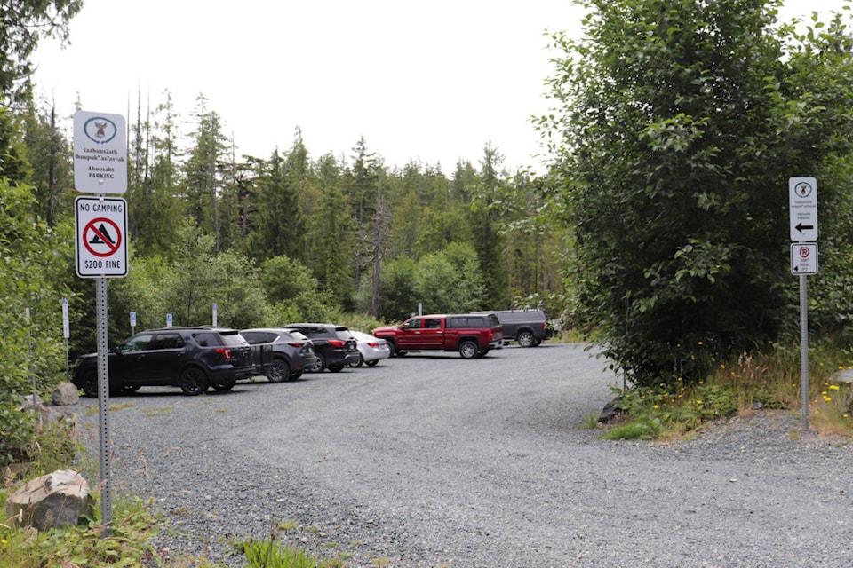 ahousaht-parking