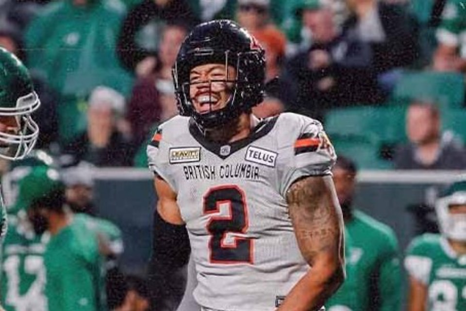 BC Lions football player