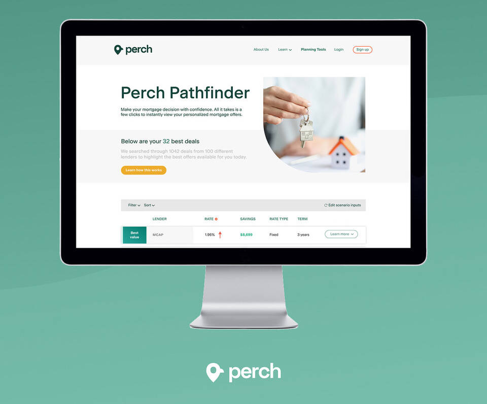 Pathfinder allows Canadians to instantly shop and compare mortgage offers from over 20 lenders.