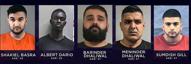 The Combined Forces Special Enforcement Unit released a poster in May 2021 featuring the names and photos of suspects involved in the Lower Mainland gang conflict. (Courtesy of CFSEU)