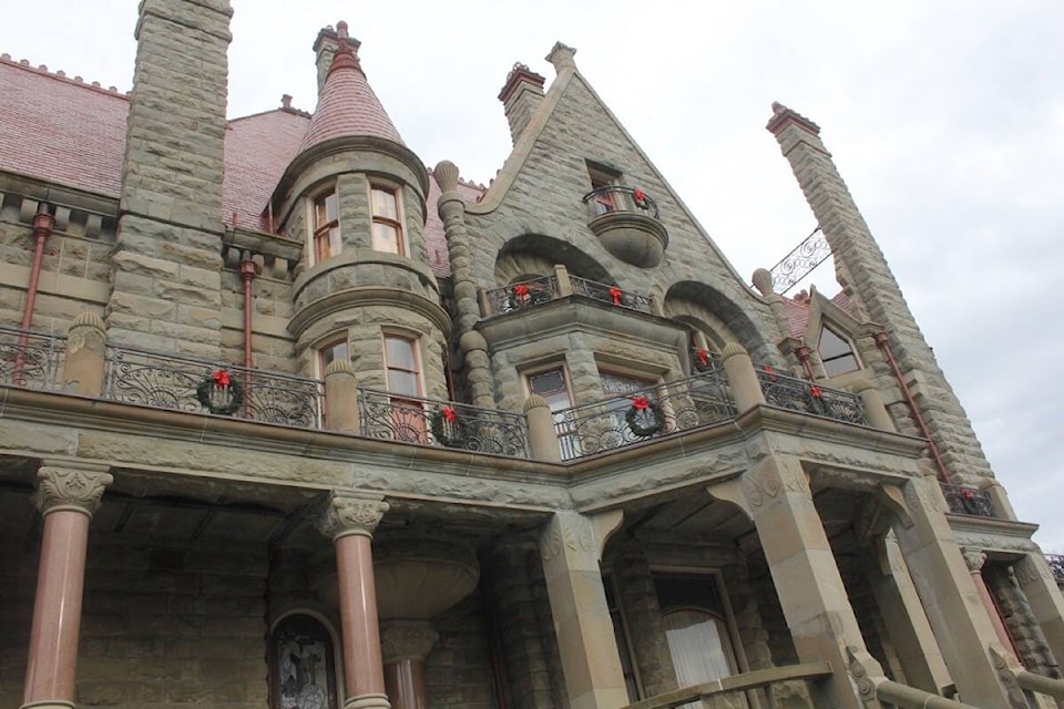 Craigdarroch Castle in Victoria is decked out for Christmas. (Christine van Reeuwyk/News Staff)