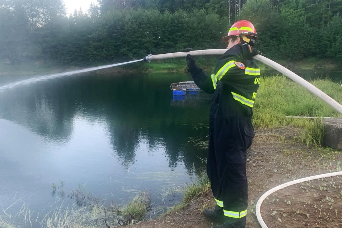West Coast firefighters train for wildfires