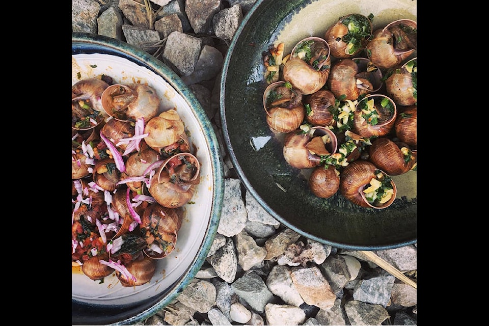 Although the process to prepare the snails is long, Revelstoke resident Hailey Ross said they are mighty tasty. (Contributed)