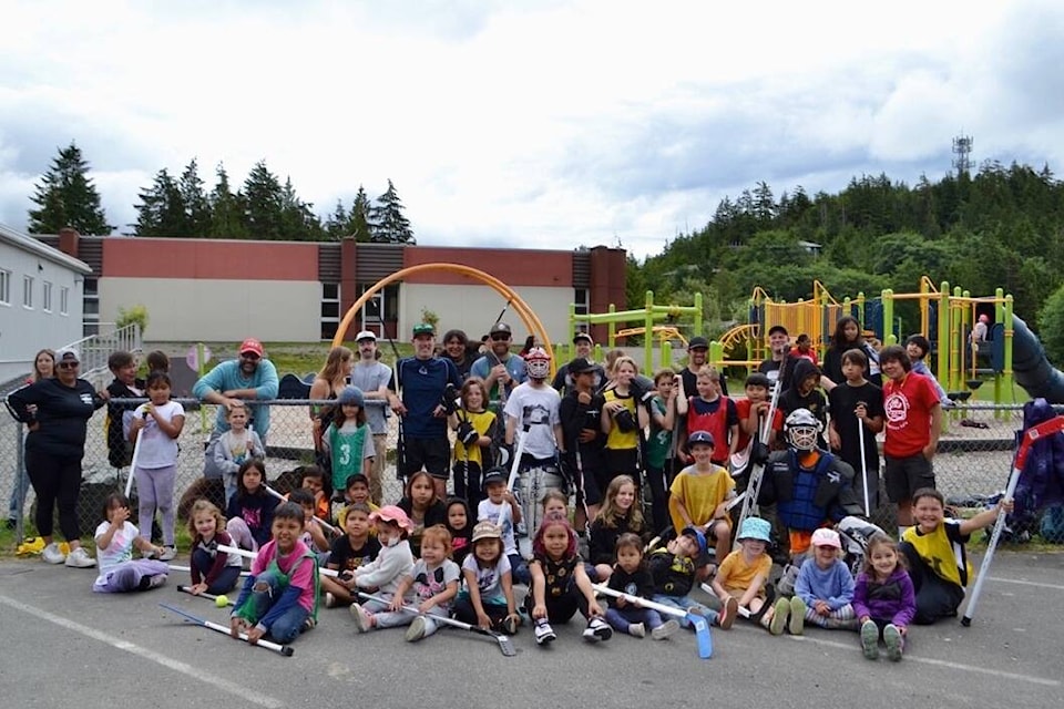 The 12th annual Tofino Saltwater Classic kids ball hockey game on July 8 was one for the books. (Nora O’Malley photos)