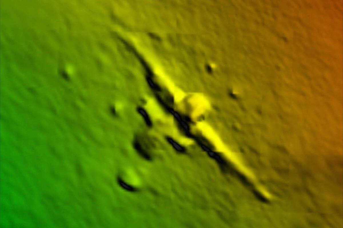Kirk Regulars 3D sonar scan from July 2022. (Courtesy Newfoundland and Labrador Shipwreck Preservation Society)