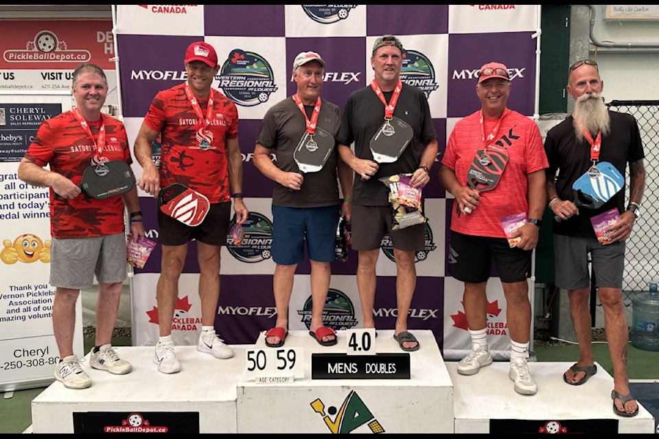 Kevin Thomas and Steve Johnson captured gold in Men’s Doubles at the Pickleball Canada Western Regional championship