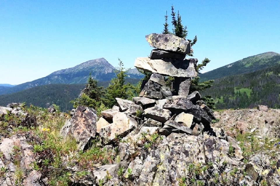 Record Ridge is part of an extensive hiking trail on Seven Summits near Rossland. 
