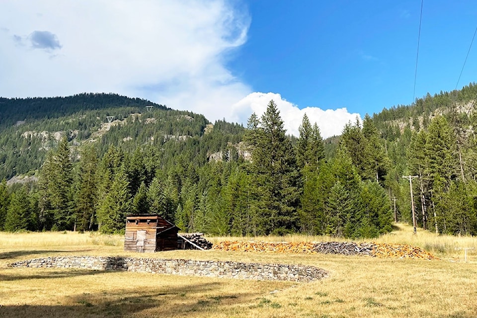 Murdoch: Picture shows the top of the mountain above the transmission lines to the left ... the location of Seven Summits Trail, Record Ridge is behind that.