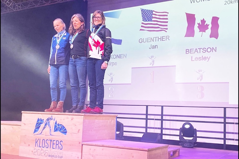 Beatson earned a bronze in the 20 km skate-ski event.