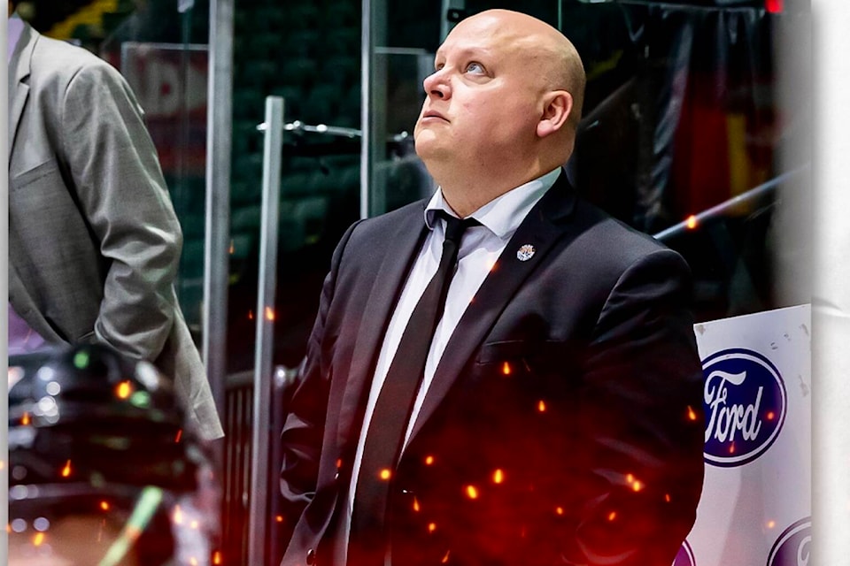 Tim Fragle earns Joe Tennant Memorial Trophy after standout season as head coach of the Trail Smoke Eaters.