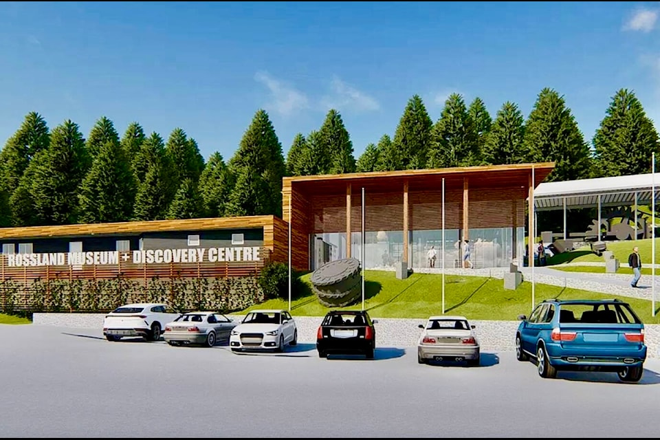 Phase 2 artistic rendering of the Rossland Museum and Discovery Centre’s revitalization plan. 