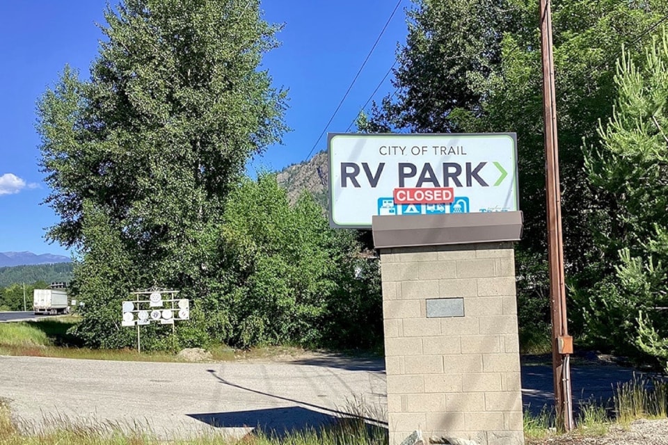 The city's RV Park remains closed for a second year due to nearby construction.