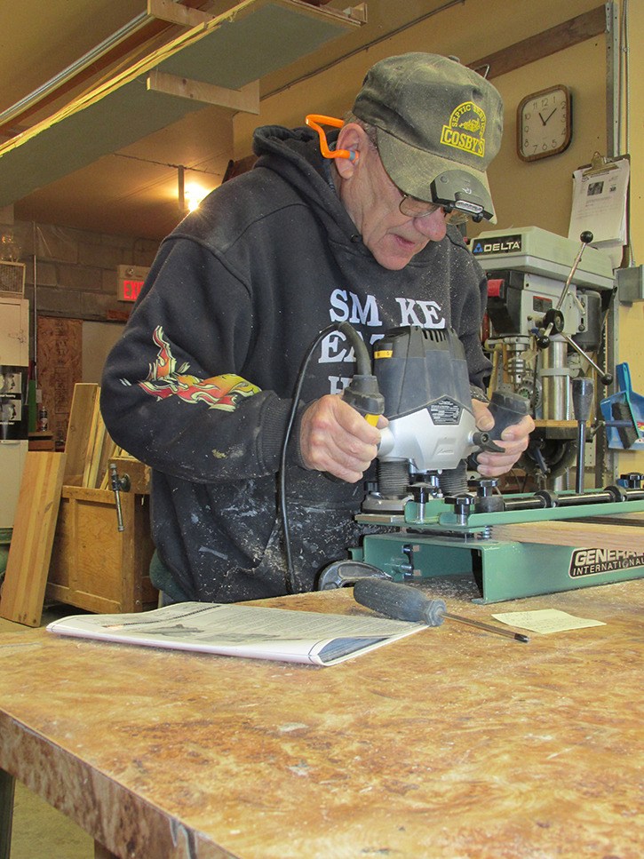 Wood working helps carve out creativity