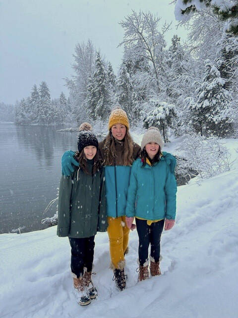 Kyoko Smith (center) is now a Family Connections coordinator Kootenay Family Place. Photo: Submitted