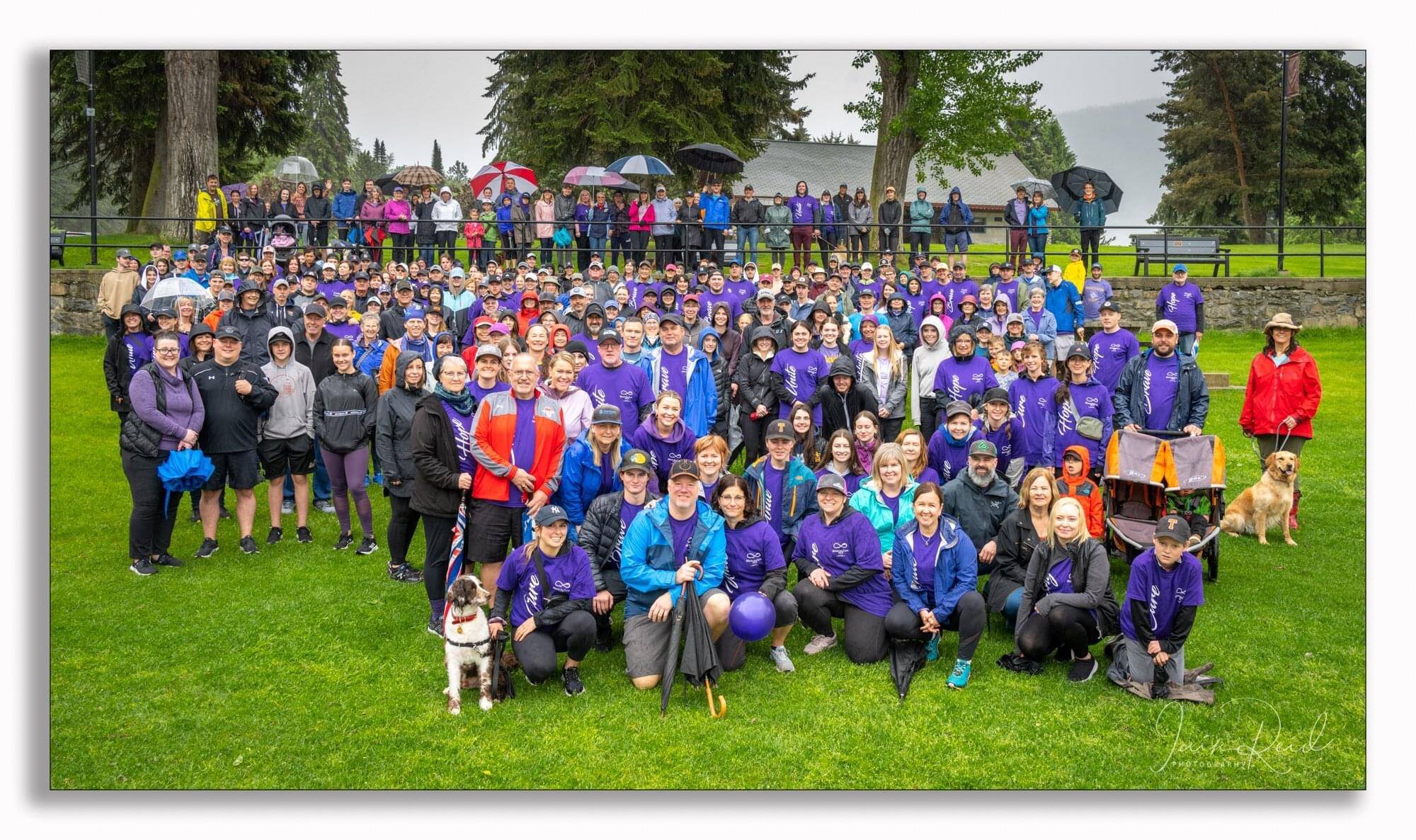 Over 300 people walked for Team Aladina on Sunday at Gyro Park with $20,000+ raised for the BC ALS Society. Photo: Submitted