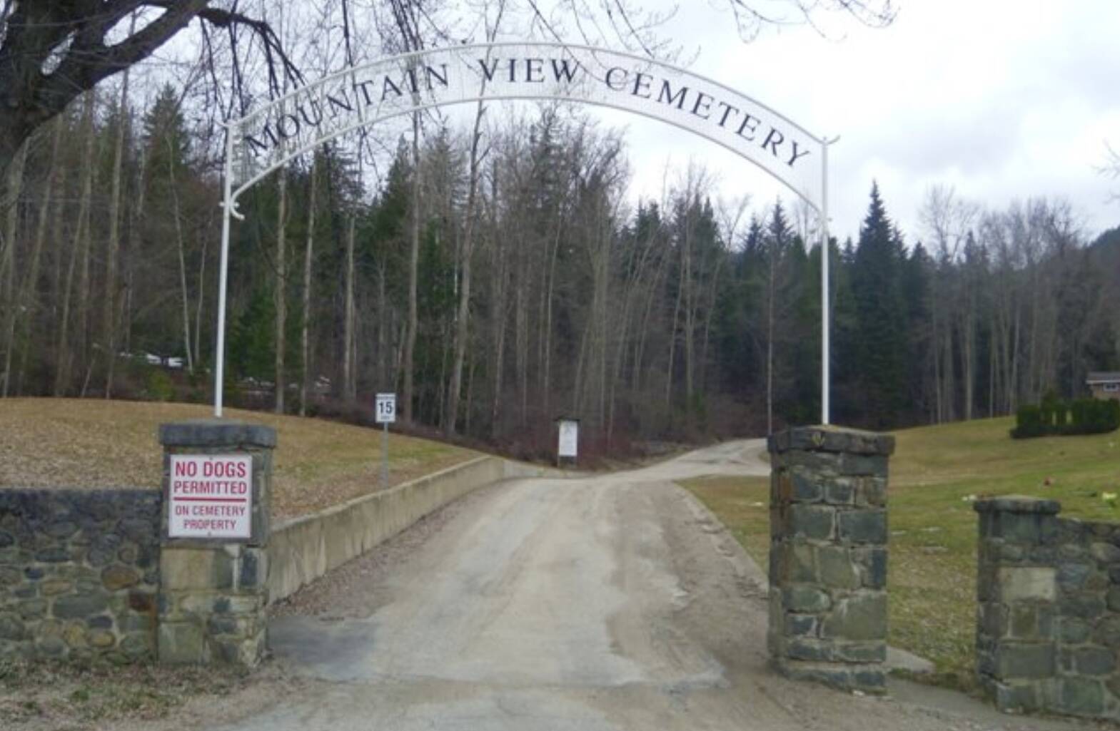 Mountain View Cemetery was opened by the City of Trail in 1932. Today, its management falls to the regional district.