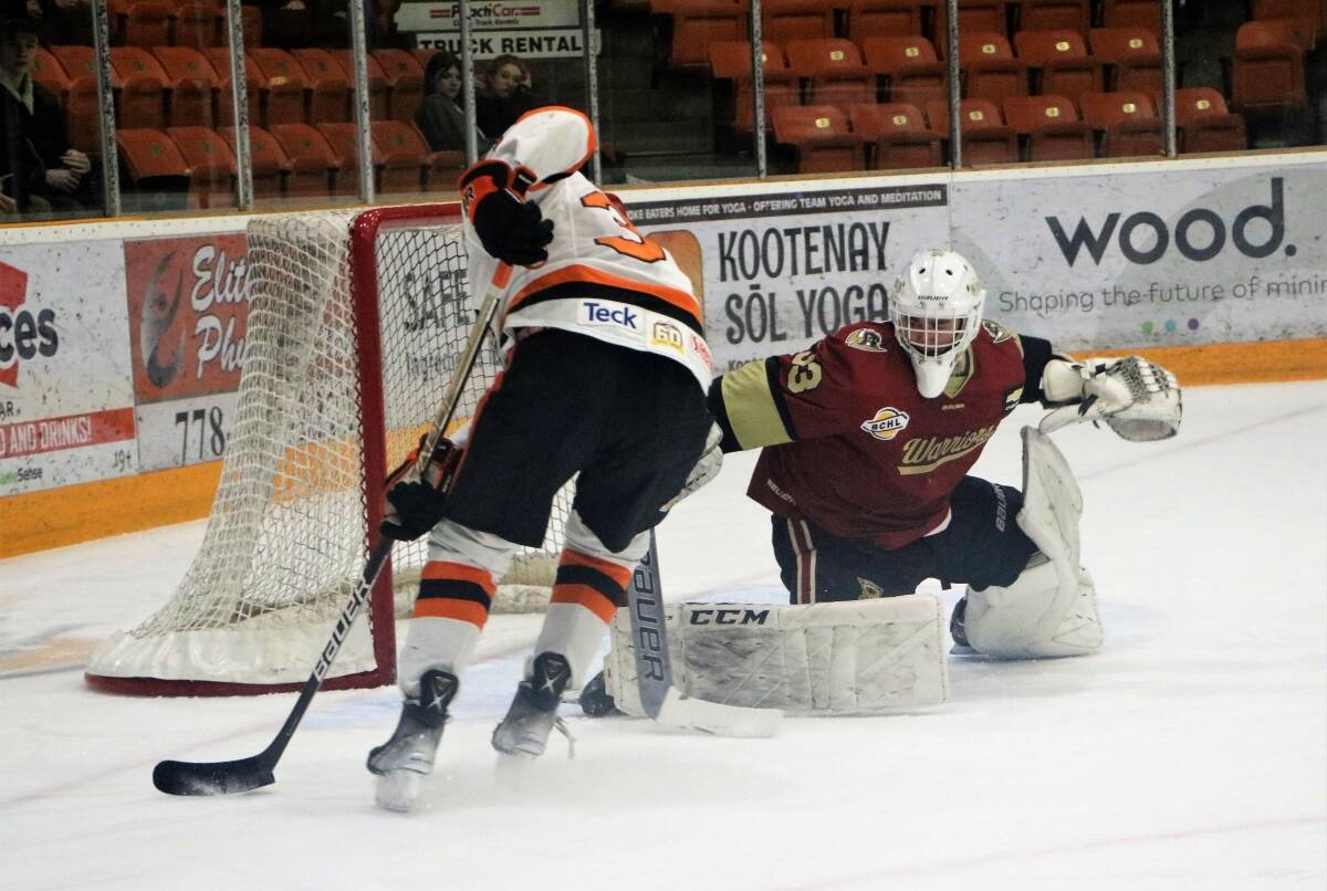 Hughes Scores OT Winner As Warriors Knock Off Smoke Eaters In Trail