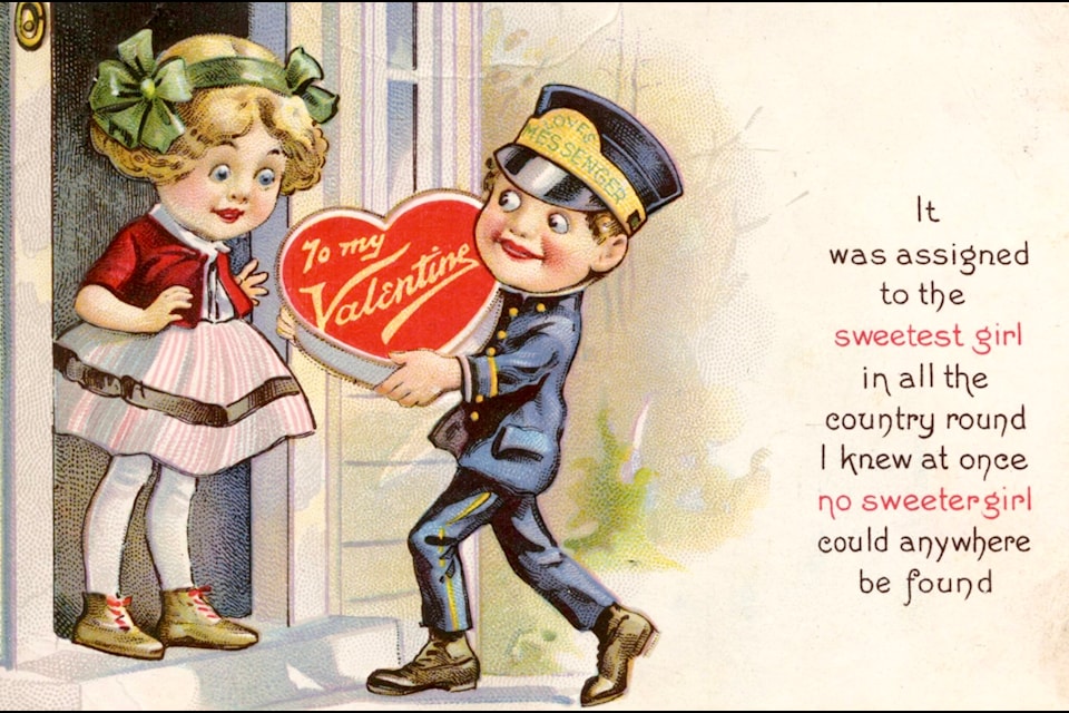 Adorable examples of Valentine’s greetings (both sentimental and silly) in the Trail Museum & Archives textual collection.