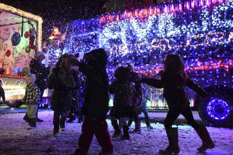 PHOTOS: Lighted truck parade weaves through capital region