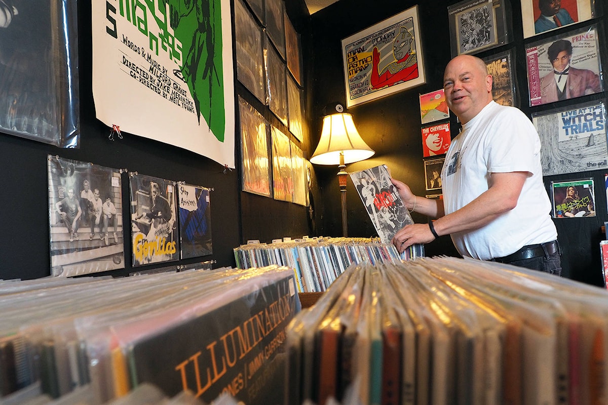 The vinyl countdown needle ready to drop on Nanaimo Record Show