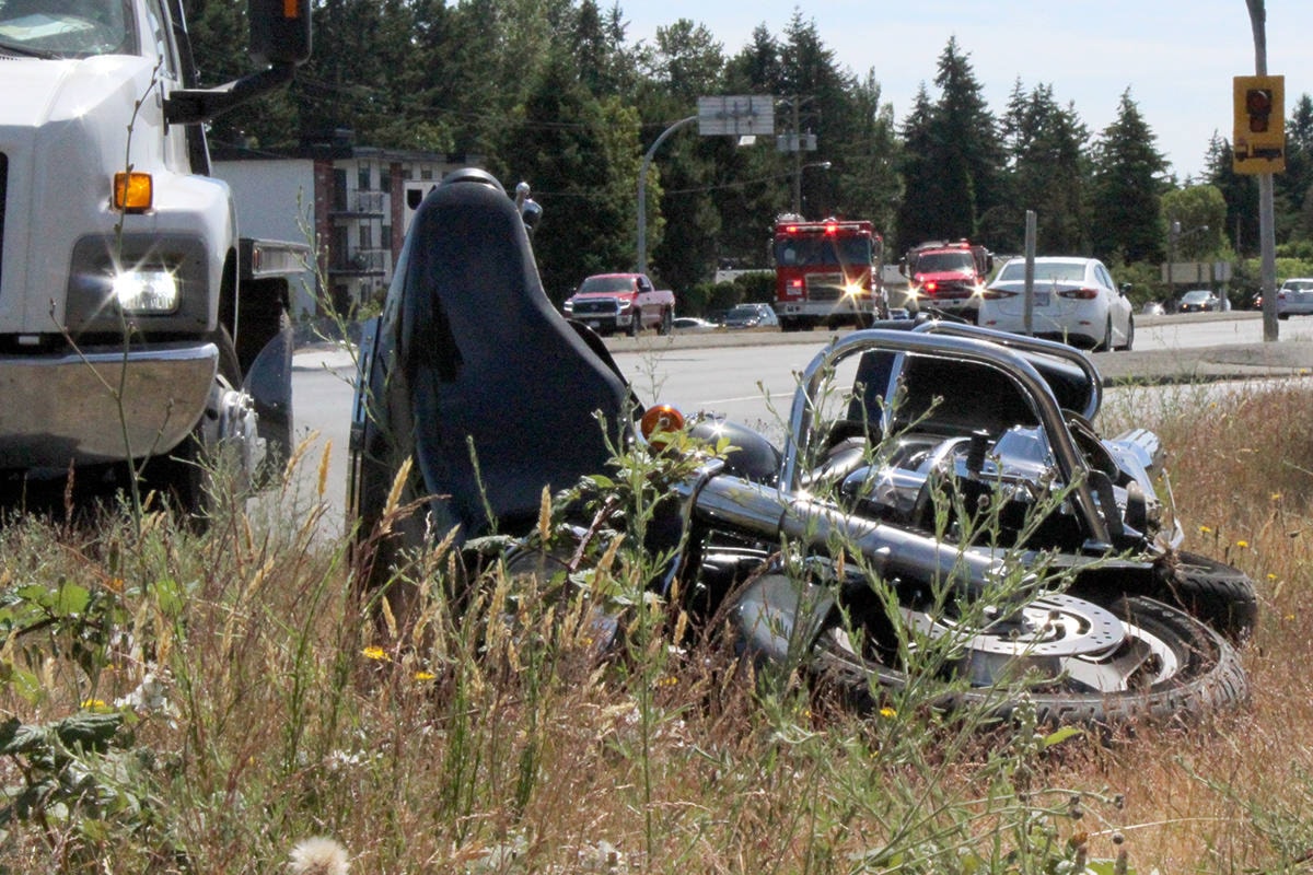 Motorcyclist injured in crash on Nanaimo’s old Island Highway ...