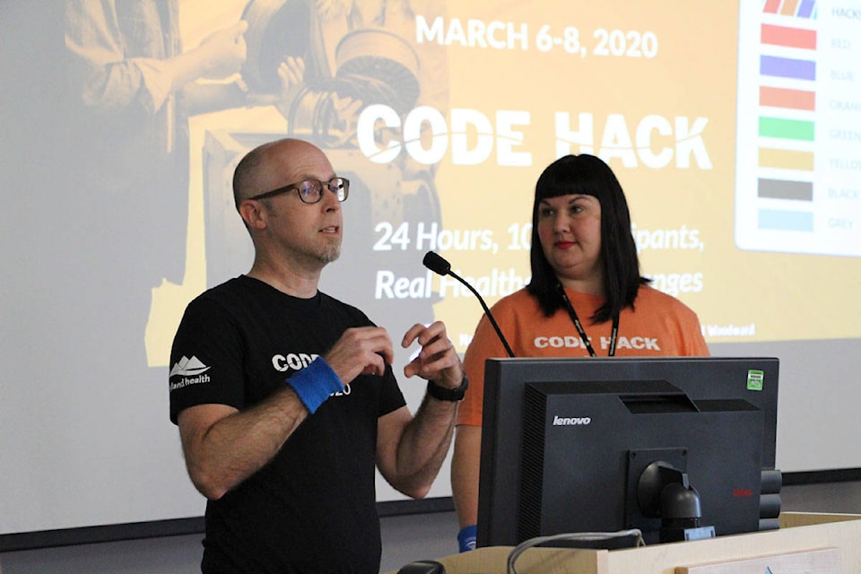 More than 100 people from different walks of life gathered at Royal Jubilee Hospital on Saturday and Sunday for Code Hack 2020, a 24-hour hackathon dedicated to solving real-world health care problems at Island Health. (Shalu Mehta/News Staff)