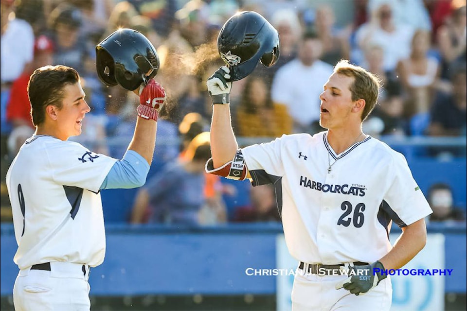 Two Victora Harbourcats, Carson Cormier and Tate Dearing, were selected for West Coast League, All-Star Game on July 17. (Christian J. Stewart/HarbourCats)