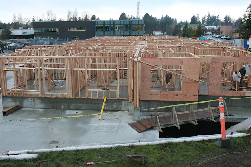 Unlike the building pictured, more than 80 per cent of Saanich’s purpose-built rental buildings were constructed before 1990. (Black Press Media file photo)