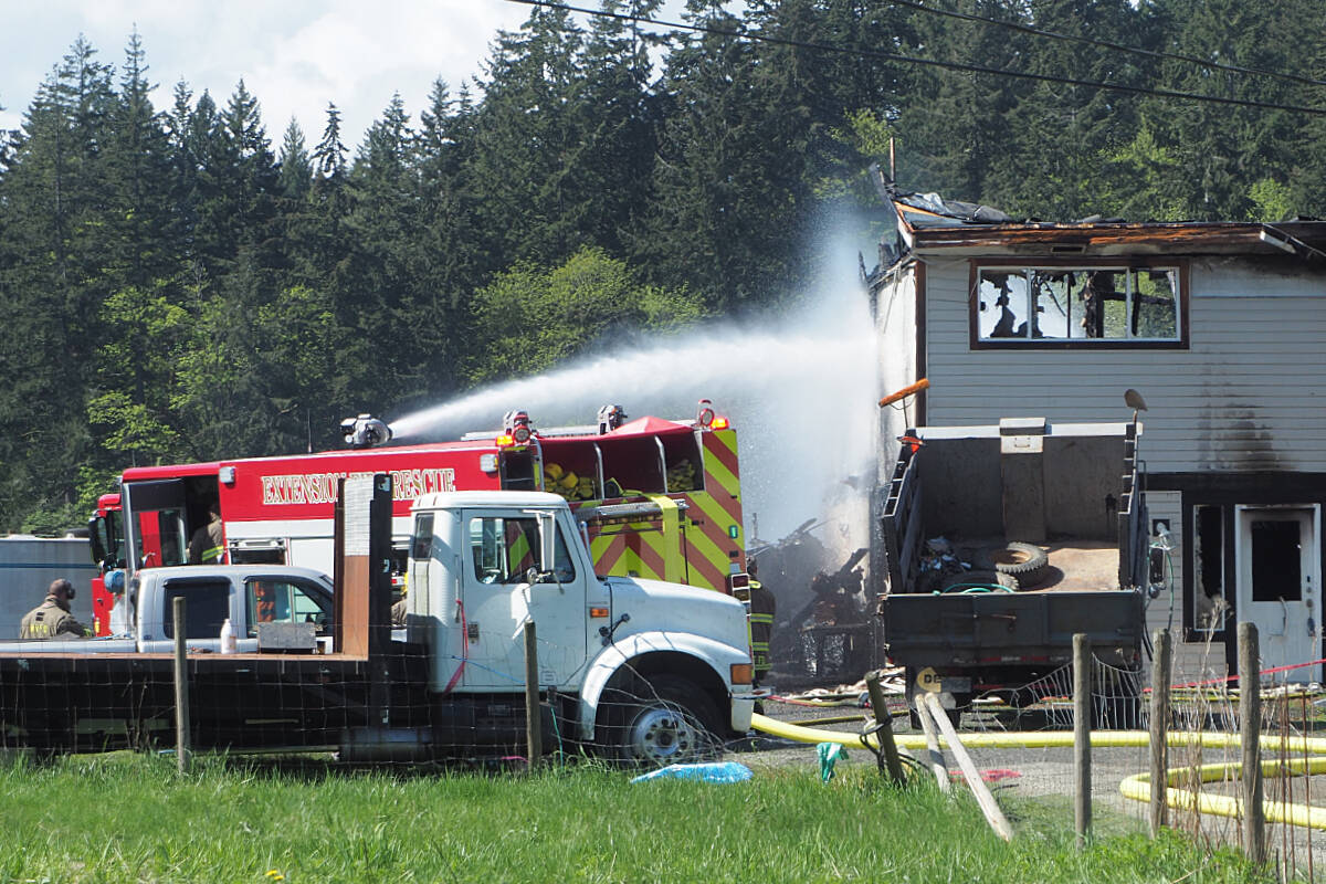 Fire guts house south of Nanaimo Vancouver Island Free Daily