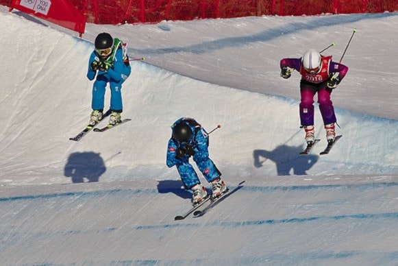 Lillehammer 2016 - Ladies Ski Cross - Martina Rainer, Minja Lehi