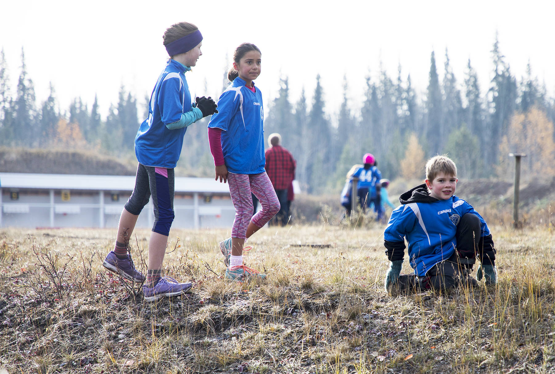 Elementary school students compete in a cross country race Vanderhoof Omineca Express