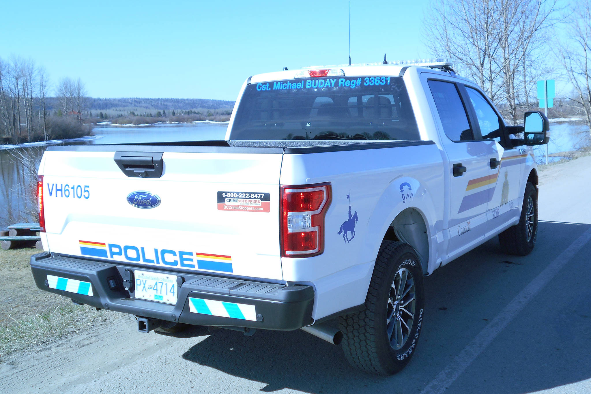 Vanderhoof RCMP honour fallen member on newest truck - Vanderhoof Omineca  Express