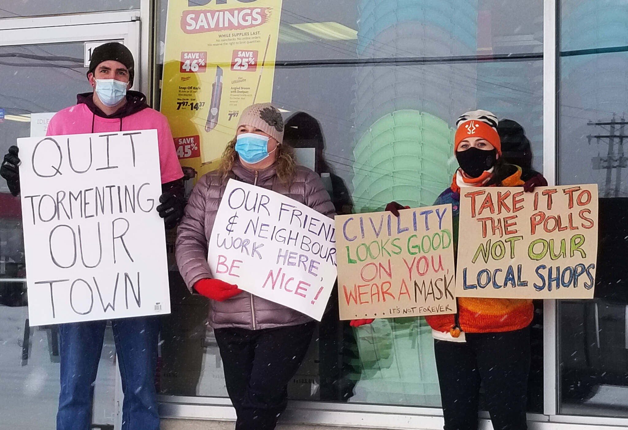 Public outcry after antimask incident at Vanderhoof Home Hardware