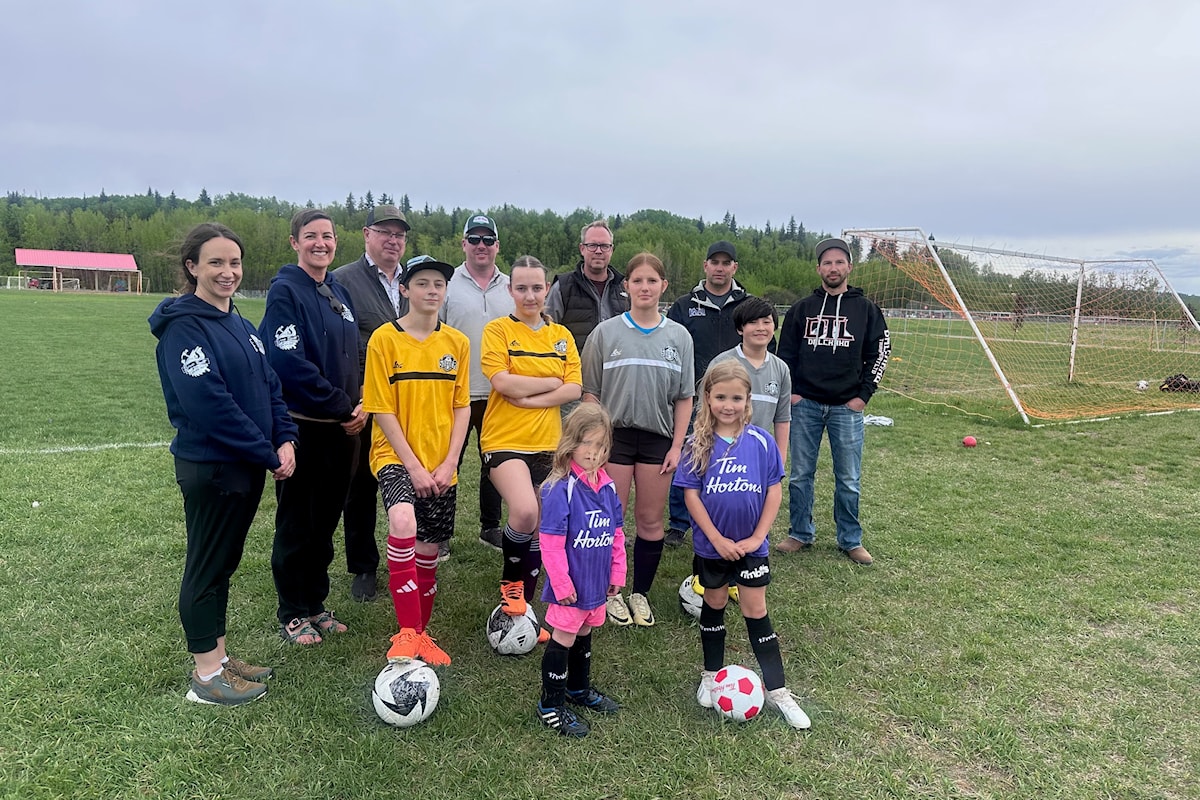 Local businesses pledge $50,000 to support youth soccer in Vanderhoof