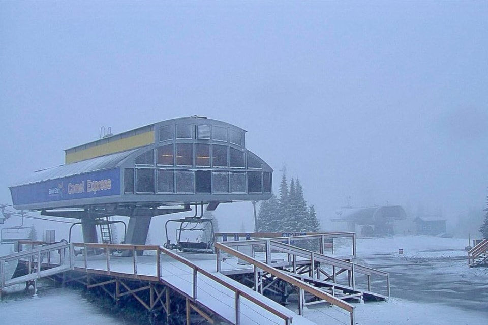 SilverStar Mountain Resort posted photos Wednesday that will have powder hounds looking forward to the skiing and snowboarding season, even though it's only August. 
