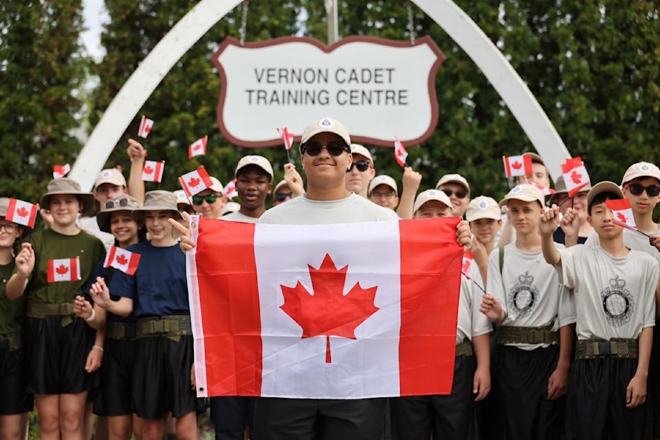 One such cadet, Karim Hussein, was able to take his citizenship ceremony and oath of citizenship on July 30, while at the Vernon Cadet Summer Training Centre. 