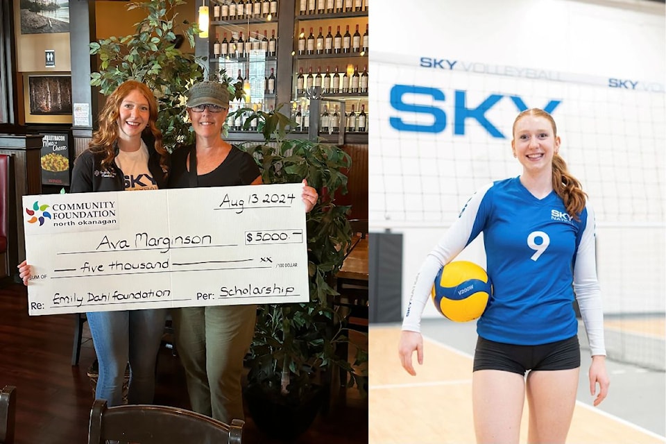 Ava Marginson is the recipient of the $5,000 Emily Dahl Foundation scholarship.