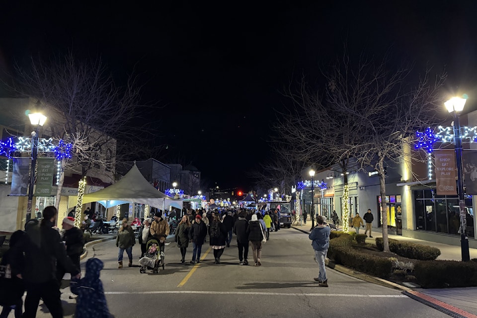 Vernon's first Frostival saw thousands flood 30th Avenue for some winter fun Friday, Nov. 29, 2024. 