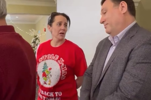 A holiday dinner in Vernon was interrupted by striking ARC Liquor workers Dec. 14.