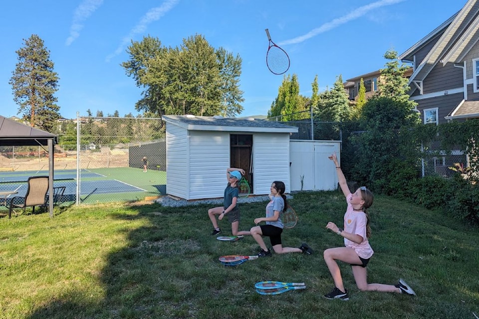 The Mission Tennis Club Girls program started in 2023 by Eva Miller and Nadia Petryshyn, giving young girls the opportunity to learn tennis from female role models. 