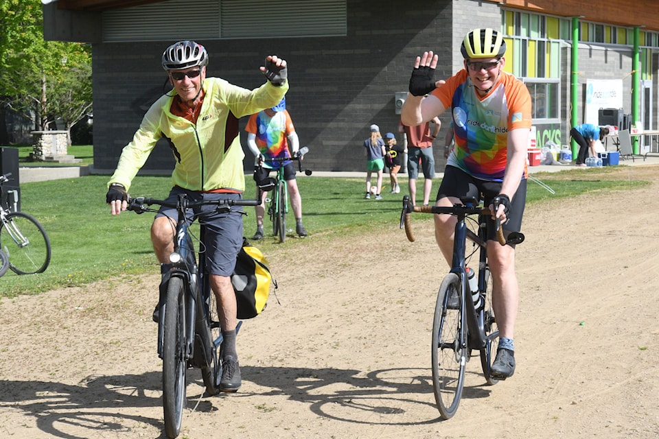 Participants of Ride Don't Hide in Vernon helped raise more than $53,000 for the Youth Integrated Services Hub Sunday, June 9, 2024.
