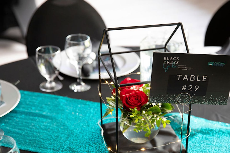 The return of the Black Dress Gala in the North Okanagan following a five-year hiatus raised $38,000 for the Vernon-based Archway Society for Domestic Peace.