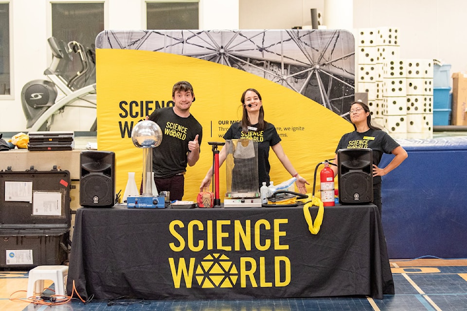 Science World's travelling team will be visiting elementary schools in the North Okanagan from Dec. 2-5, 2024. 