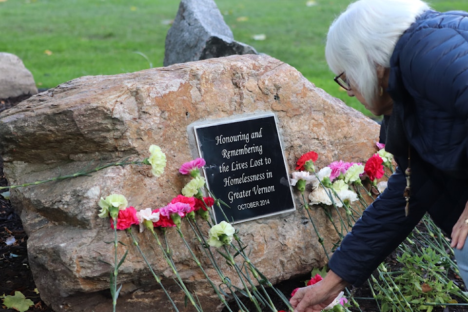 The 11th annual Homeless Memorial took place in Vernon's Polson Park Thursday, Oct. 17, 2024.