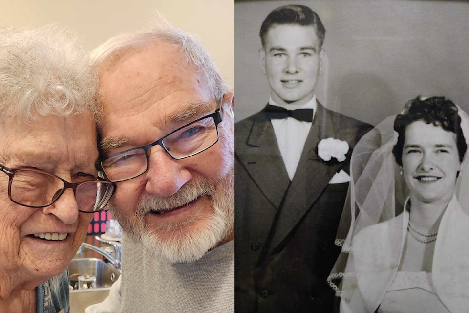 Art and Kris Johnson celebrate70 years of marriage.